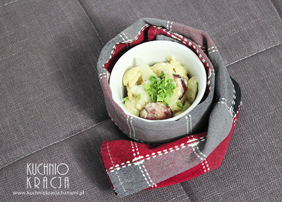 Makaron gnocchi z kiełbasą w kremowym sosie, Fot. Hanami®