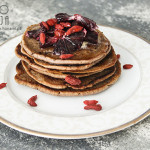 Kakaowe pancakes z pomarańczami