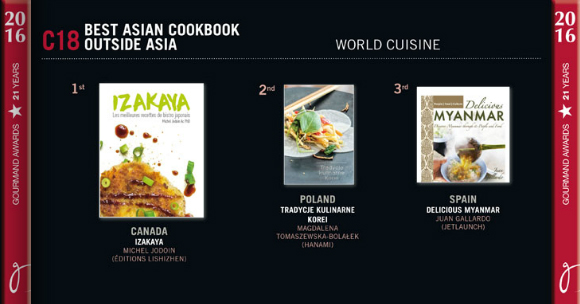 Gourmand World Cookbook Awards 2016