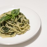 Makaron z bazyliowym pesto