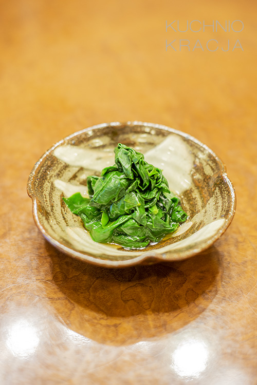 Japońska sałatka ze szpinaku, Fot. Hanami